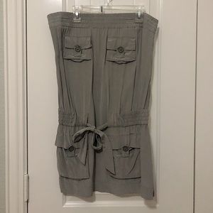 Bebe Grey Khaki Skirt